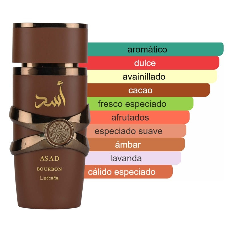 Lattafa Asad Bourbon 3.4 oz