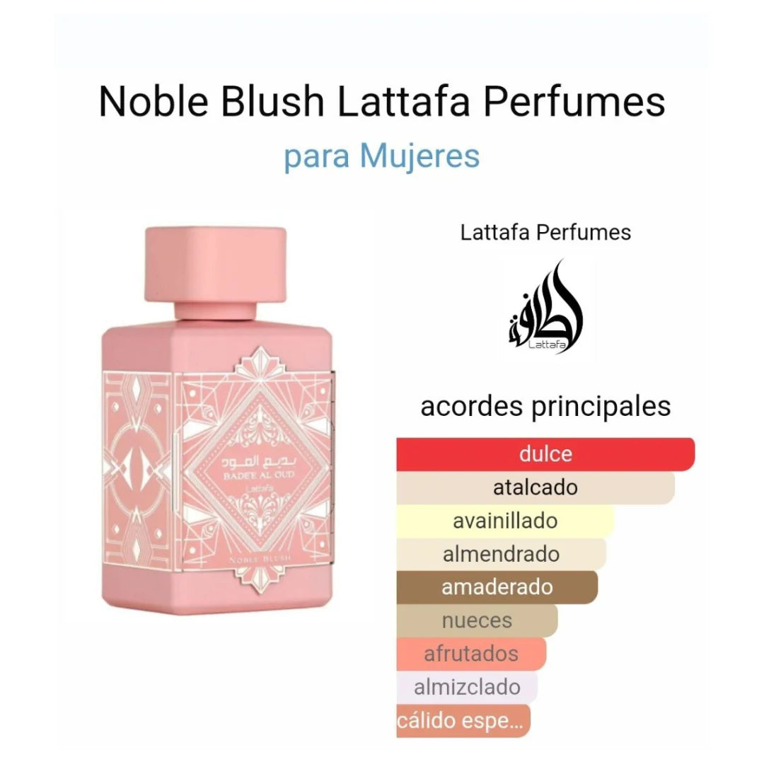 Lattafa Bade'e Al Oud Noble Blush - Eau de parfum 3.4 oz