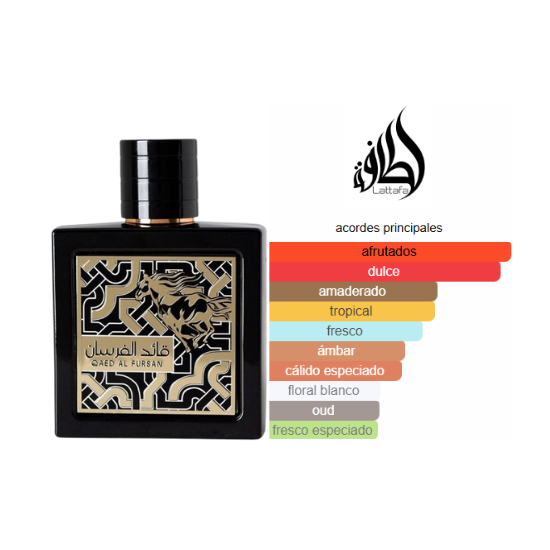 Lattafa Qaed Al Fursan - Eau de Parfum 3.40 oz
